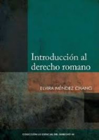 Image of Introducción al derecho romano