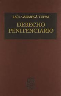 Image of Derecho penitenciario : cárcel y penas en México